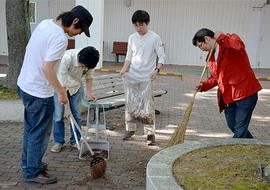 清掃活動の様子