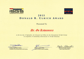 2015 Donald R. Ulrich Award