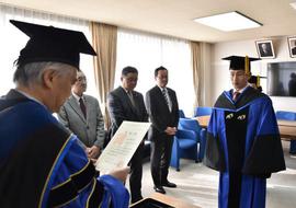 平成29年度大学院学位記授与式