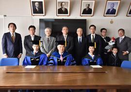平成29年度大学院学位記授与式