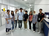 Members of the workers and me in Mini-Circuit Technologies