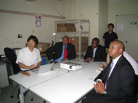 Visitors from Council for Scientific and Industrial Research (CSIR) of the South Africa