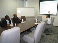 Visitors from Council for Scientific and Industrial Research (CSIR) of the South Africa