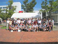 Group photo at Toyohashi Tech open campus