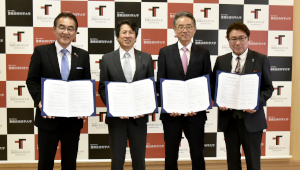 Toyohashi University of Technology has concluded an agreement with Japan Tissue Engineering Corporation, Nidec Corporation, and Honda Electronics Co.