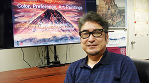 Universality observed in preference for color composition in paintings