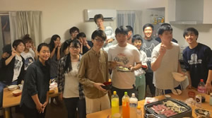 TUT Global House is a hub for multicultural events enjoyed by Japanese and international students alike
