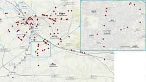 Advanced vehicle probe data collection devices installed in Toyohashi City official vehicles identify potential pedestrian accident hazard spots 