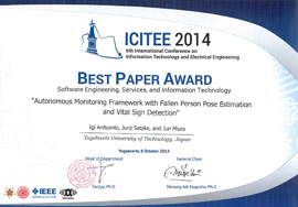 ICITEE 2014 Best Paper Award