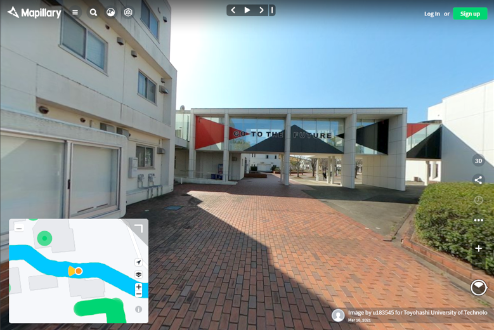 360°キャンパス Mapillary