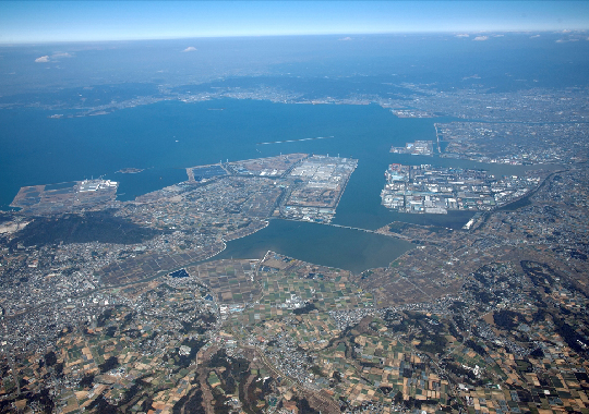 三河港務所提供航空写真