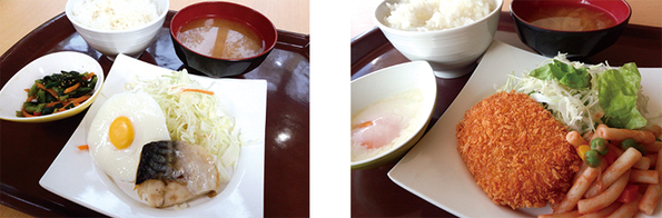 めざましごはんメニューの1例